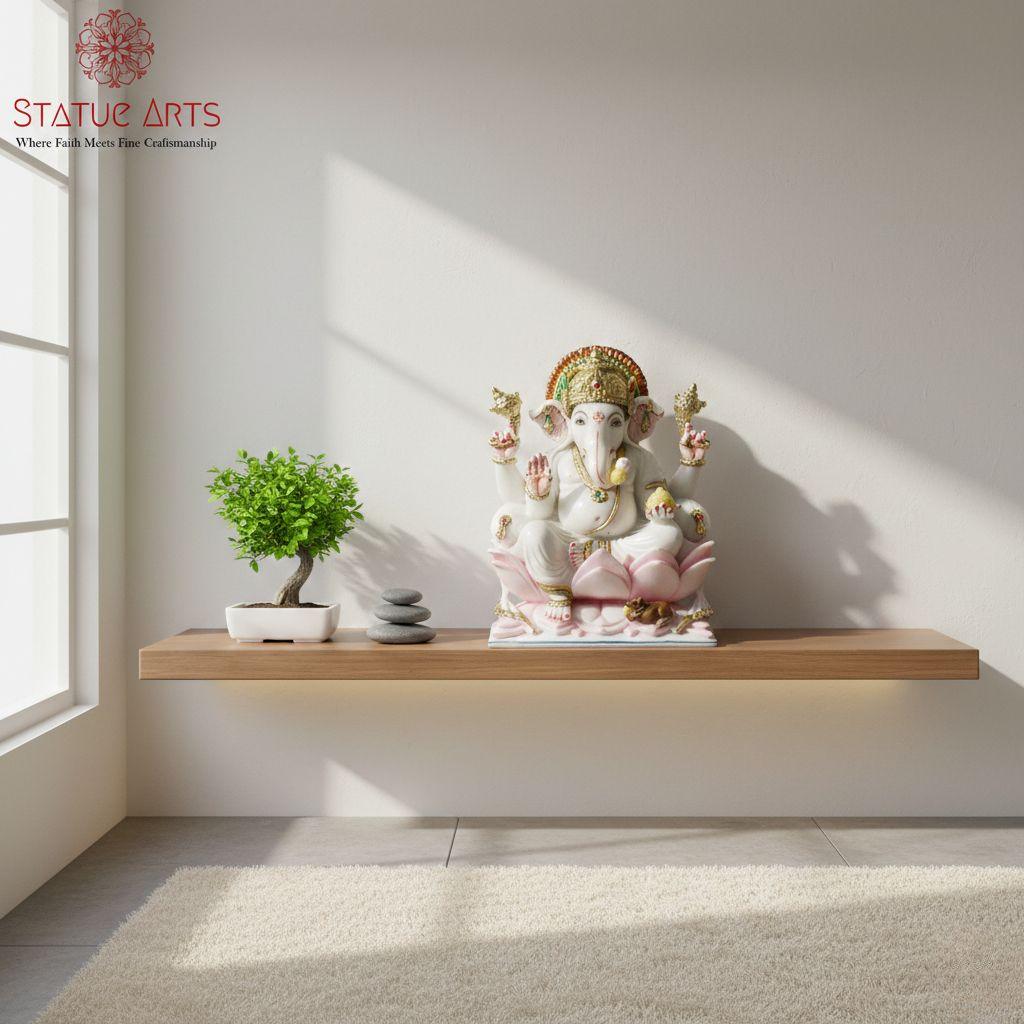 Marble Ganesha Statue for Home & Office: Size, Direction & Placement (USA Guide)