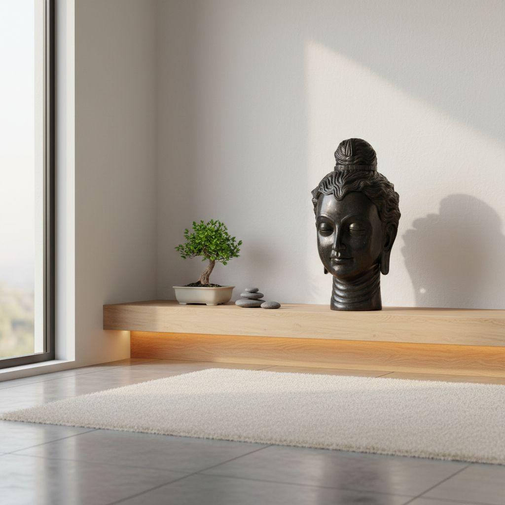 Marble Buddha Statues for Meditation Spaces in American Homes