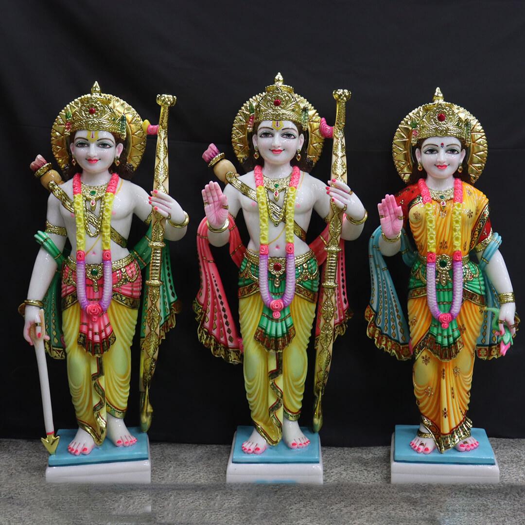 Ram Darbar Marble Statues for Temples & Homes in the USA